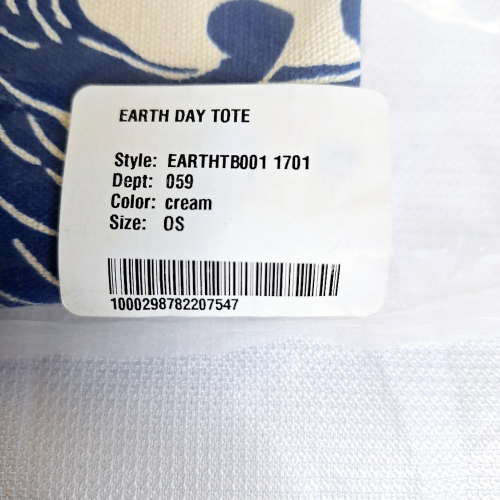 NWT True Religion brand " The Save Mother Earth" reuseable shopper/tote. - Picture 6 of 7